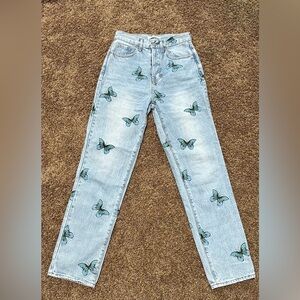 Butterfly Pacsun Dad Jeans.